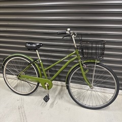 26インチ自転車　カーキ