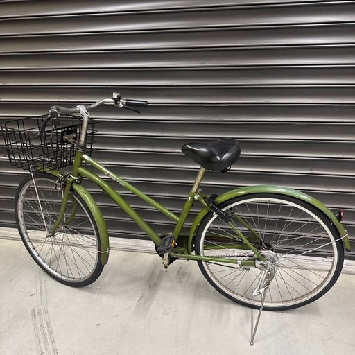 26インチ自転車　カーキ