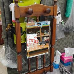 0519-044 壁掛けミラー 鏡 インテリア 木製 インテリア...