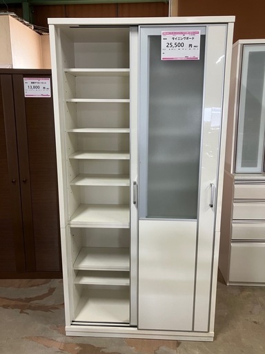 J207⭐️ニトリ　美品　ダイニングボードフーガ　100DB WH キッチン収納