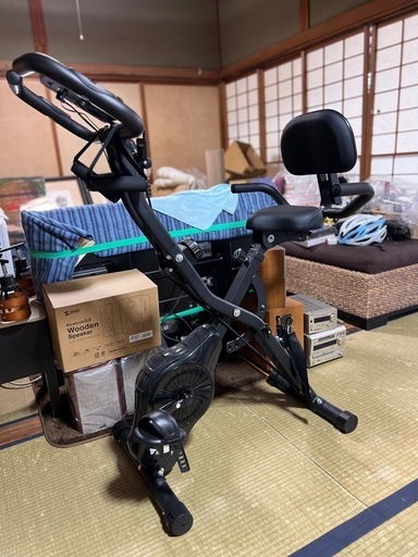 【STEADY】エアロバイク 家庭用 静音 折り畳み式