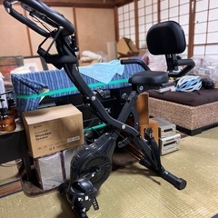 【STEADY】エアロバイク 家庭用 静音 折り畳み式 