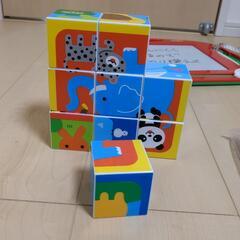 【お話中】幼児おもちゃ　パズル・お絵かき・型はめセットの画像