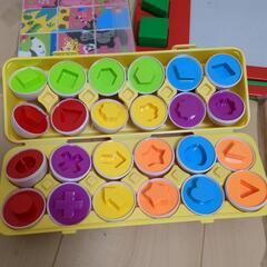 【お話中】幼児おもちゃ　パズル・お絵かき・型はめセットの画像