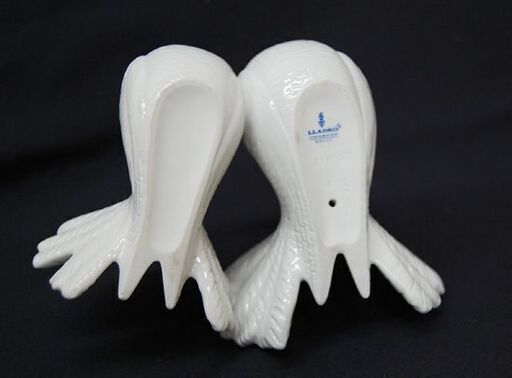 LLADRO フィギュリン 1169 つがいの鳩 スペイン製 鳥 ハト 人形