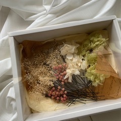 プリザーブドフラワー　髪飾り（かすみそう、あじさい等）の画像