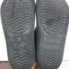 中古 軽量 厚底 小学生ギャル クロックス 軽量サンダル 22cm 海 キャンプの画像