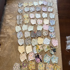 手作りマスク60枚の画像