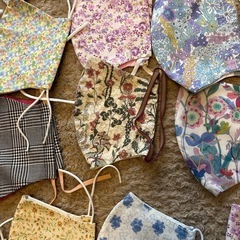 手作りマスク60枚の画像