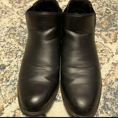 GLOBAL WORK サイドゴアブーツ ブラック インソール付きの画像
