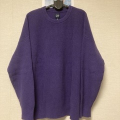 オールドGAP パープル ニットセーター ビッグセーター Ｌの画像