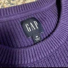 オールドGAP パープル ニットセーター ビッグセーター Ｌの画像