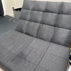 タンスのゲン　2人掛けソファ　グレー
