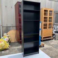 IKEA/イケア　本棚　カラーボックス　収納棚　ブラック　黒60...