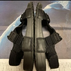 Link Fashion スポーツサンダル 黒 25cmの画像
