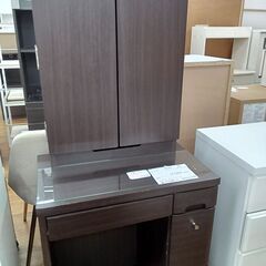 ★ジモティ割あり★  ドレッサー ダークブラウン H145×D3...