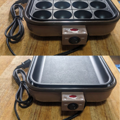 🐙Takoyaki maker [たこ焼きメーカー ]🐙アピックス(APIX INTL) APIX たこ焼き器 【TaKoPa】 24穴 平面プレート ATM-024-BRの画像