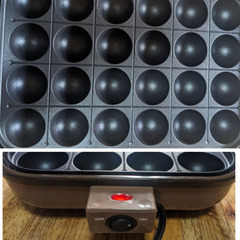 🐙Takoyaki maker [たこ焼きメーカー ]🐙アピックス(APIX INTL) APIX たこ焼き器 【TaKoPa】 24穴 平面プレート ATM-024-BRの画像