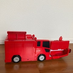 美品トミカおしごと変形消防署の画像