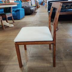 【愛品倶楽部柏店】arflex アルフレックス ダイニングチェア 1脚 ベージュ BRIDGEの画像