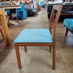 【愛品倶楽部柏店】arflex アルフレックス ダイニングチェア 1脚 水色 BRIDGEの画像