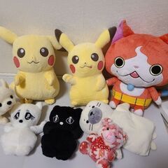 ピカチュウ 2体★ハウステンボスマスコット★ジバニャンなど★まとめセット★ポケットモンスター ポケモン ぬいぐるみの画像