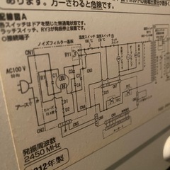 電子レンジの画像