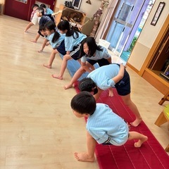 体操教室の補助募集の画像