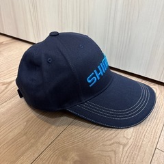 【新品　未使用品】SHIMANO シマノ　フィッシングキャップ　ネイビー　ロゴの画像