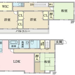 EO✨大型商業施設まで徒歩１分！２路線３駅利用可能⭐4LDK+カ...