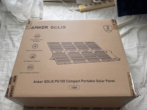 防災、セキュリティ Anker Solix PS100 Compact Portable Solar Panel
