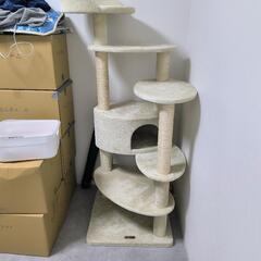 大型猫用のキャットタワー