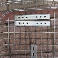 ステンレス自転車カゴの画像