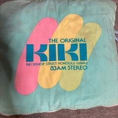 レトロ　KIKI クッション　収納式ガーゼケット