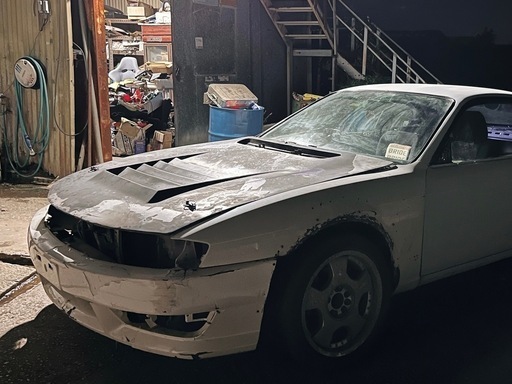 S14 後期FRPボンネット