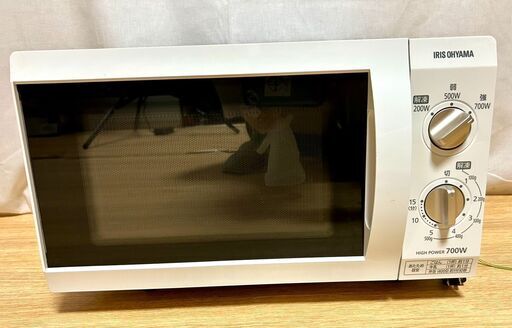 アイリスオーヤマ 電子レンジ 庫内容量 18L 単機能 ホワイト IMB