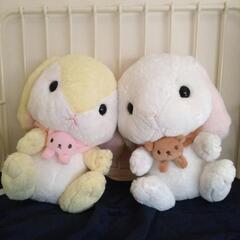 ぽてうさろっぴー特大ぬいぐるみしろっぴーゆずぴょんセットBIg