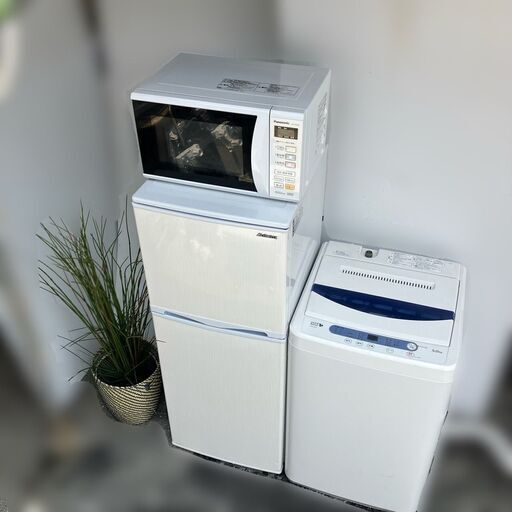 福岡市限定】即日納品可♬冷蔵庫＆洗濯機＆電子レンジの3点お