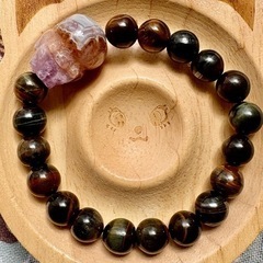 貔貅付き黄青タイガーアイ