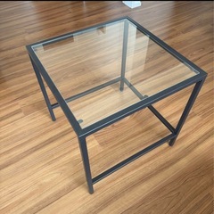 IKEA コーヒーテーブル　ガラス