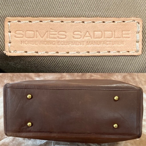 希少SOMES SADDLEソメスサドルトートバッグトートバックショルダーバッグ