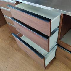【愛品倶楽部柏店】末次木工 4枚扉ダイニングボード オウル 140OP 幅140cm 日本製の画像