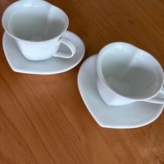 あげます　ハート　コーヒーカップ