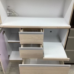 【取りに来られる方限定】関家具　レンジボードの画像