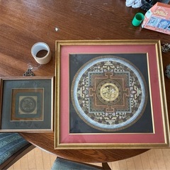 【0円】曼荼羅風の壁掛け絵　差し上げます