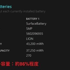 Surface Pro 7/intel Core i5/128GB/8GB ④の画像