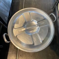 【引き取り限定】中古品　EBM　アルミ鍋　60c/mサイズ　業務用の画像