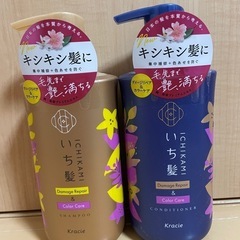 いち髪　金のダメージケア シャンプー＆コンディショナー ぺア セ...