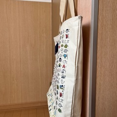 般若心経かわいいプリントトートバックの画像