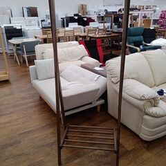 ★ジモティ割あり★  ハンガーラック ブラウン H150×D40...